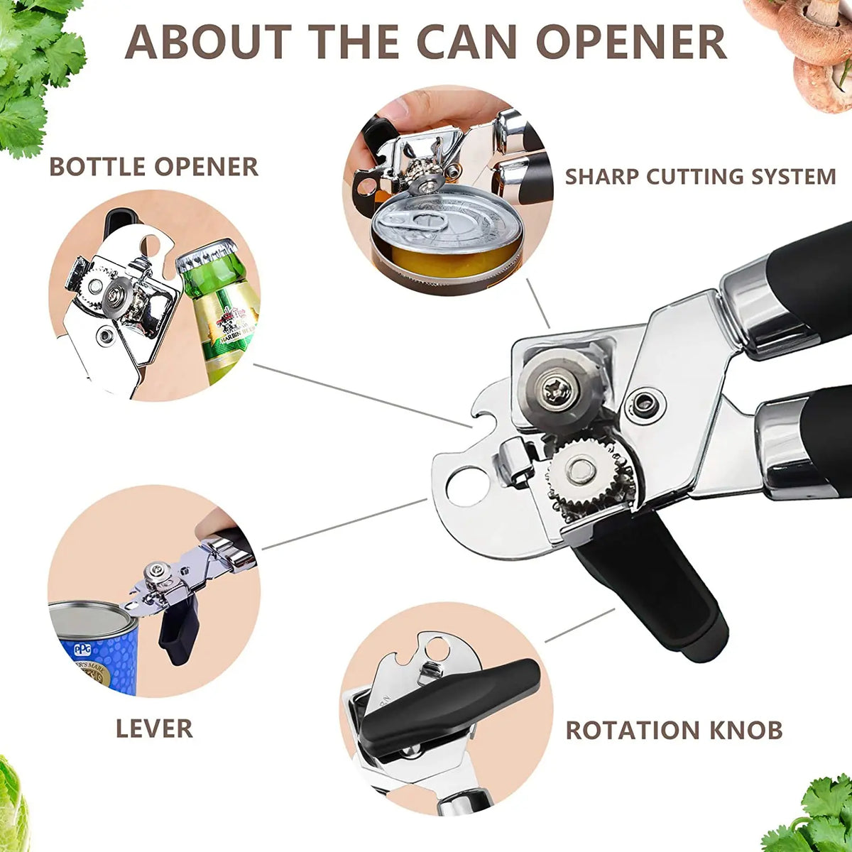 Side-Cut Manual Can Opener