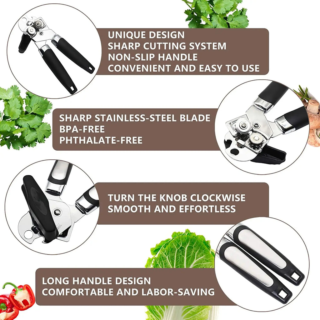 Side-Cut Manual Can Opener