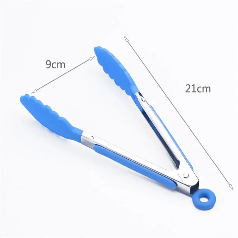 Silicone-Tipped Food Tongs