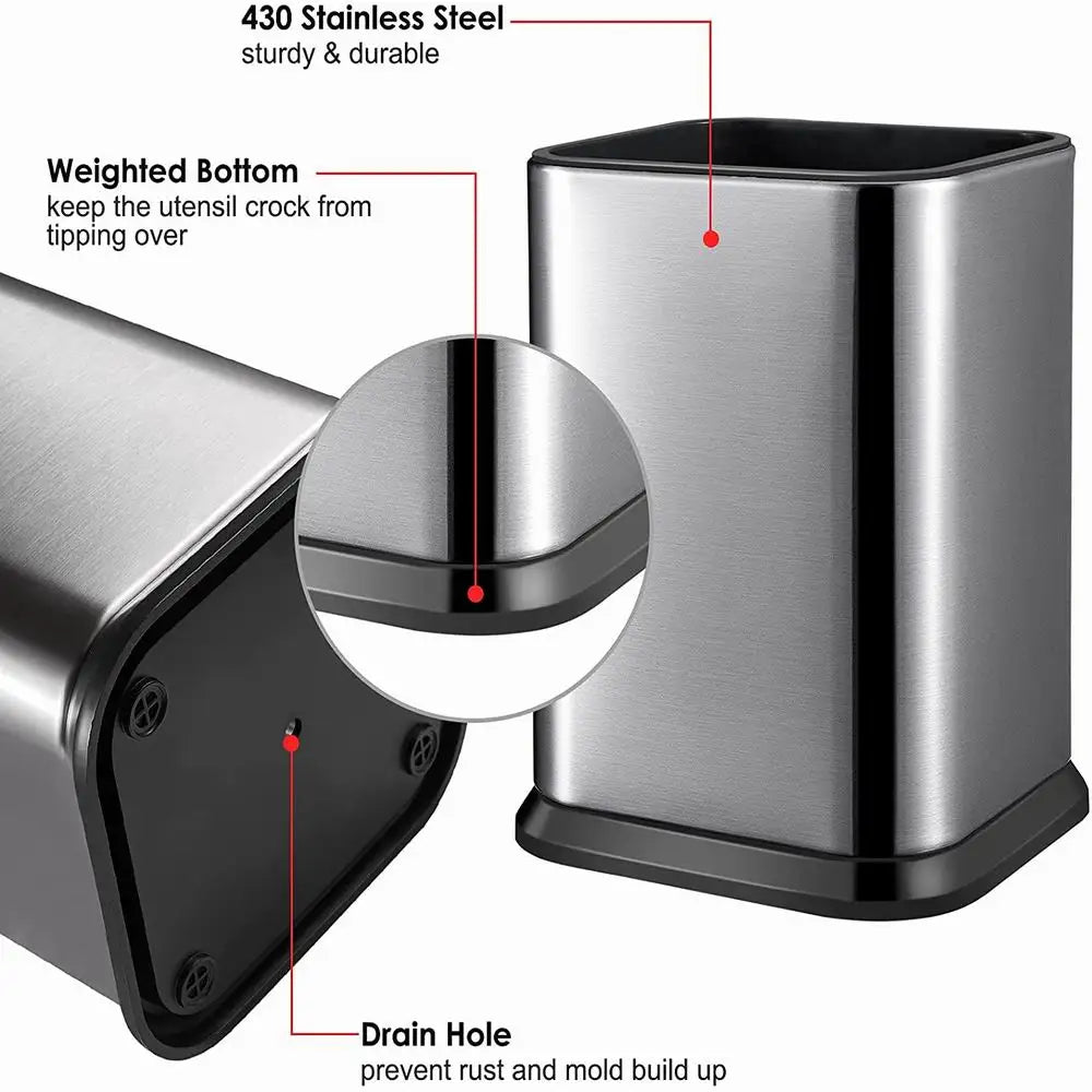 Large Countertop Utensil Holder Crock
