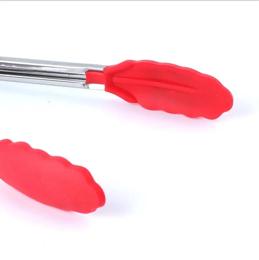Silicone-Tipped Food Tongs