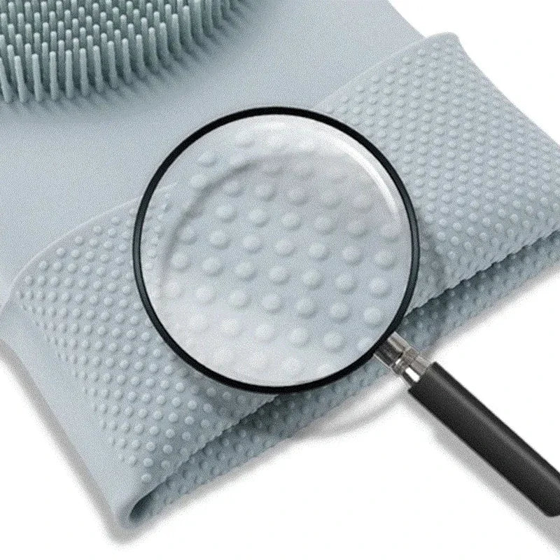 Silicone Dishwashing Scrubber Gloves