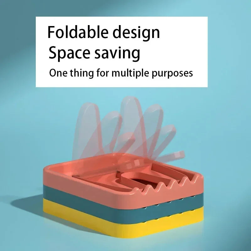 Foldable Pot Lid and Utensil Rack