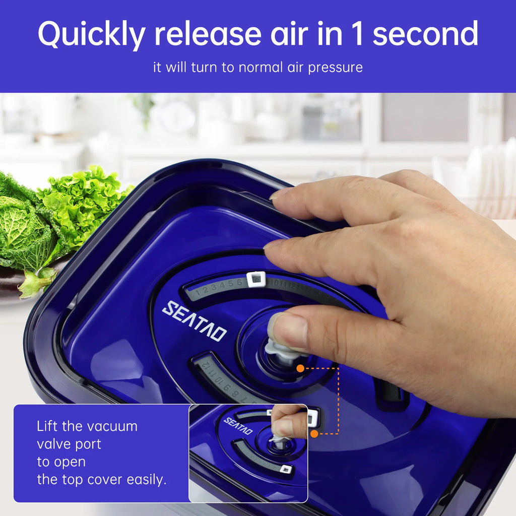Vacuum Seal Glass Storage Containers
