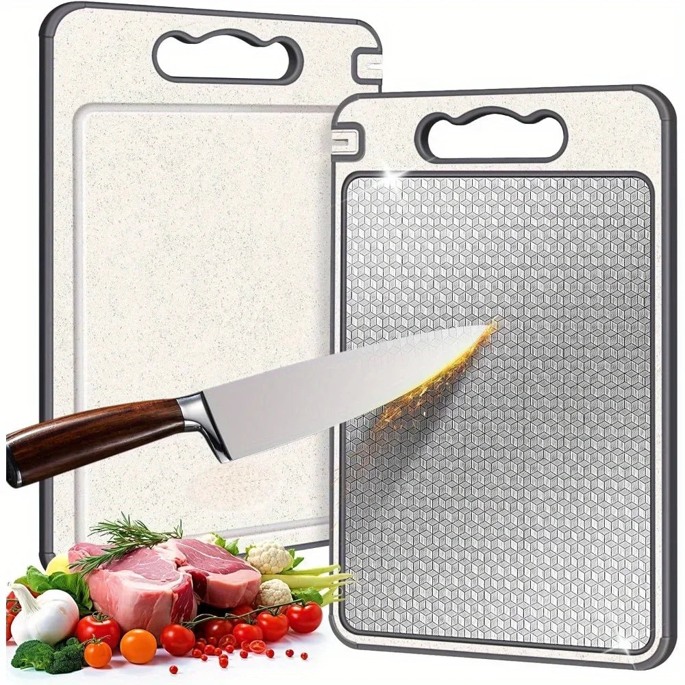Stainless Steel Cutting Board, Non-Slip