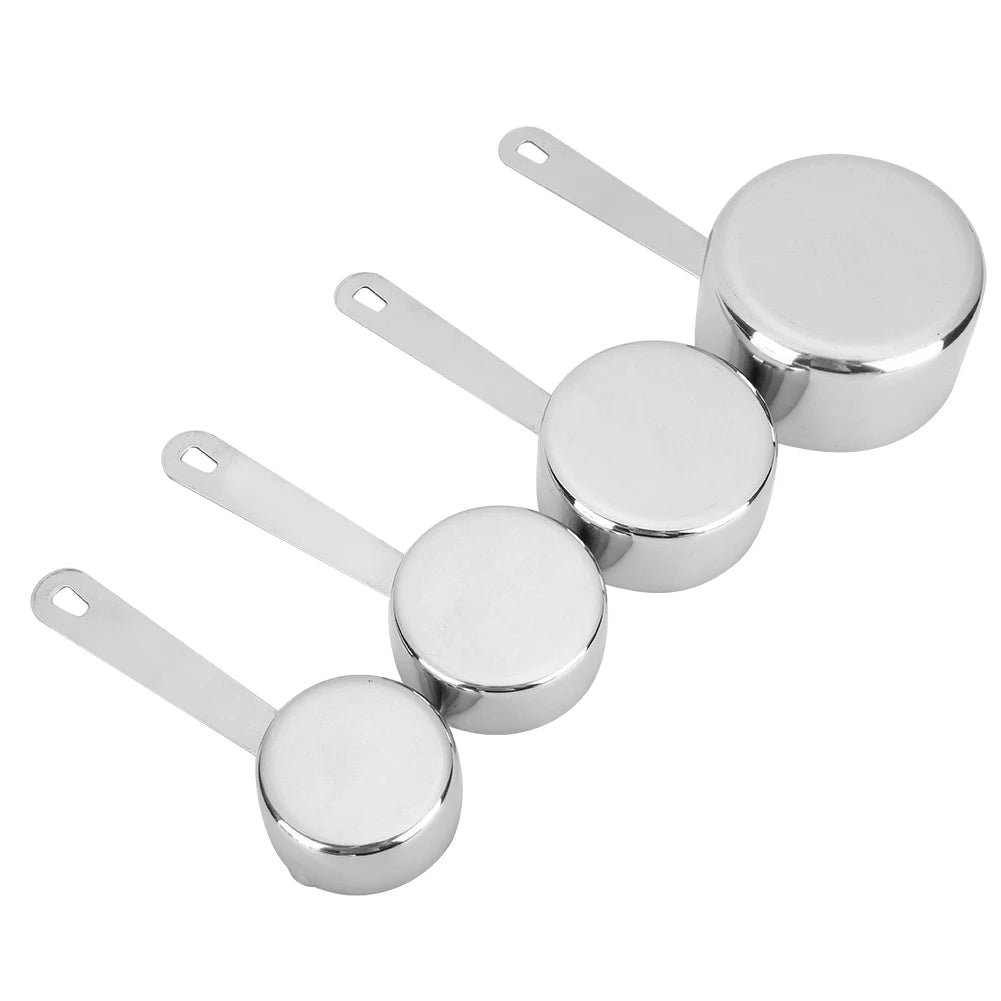 Stainless Steel Measuring Cups, 4 Piece