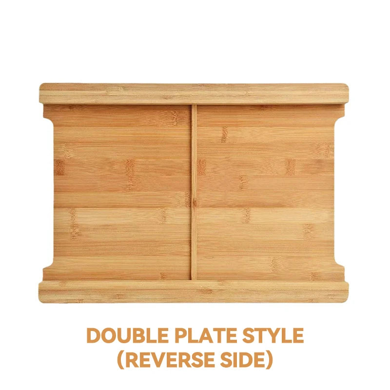 Bamboo Chopping Board with Prep Trays