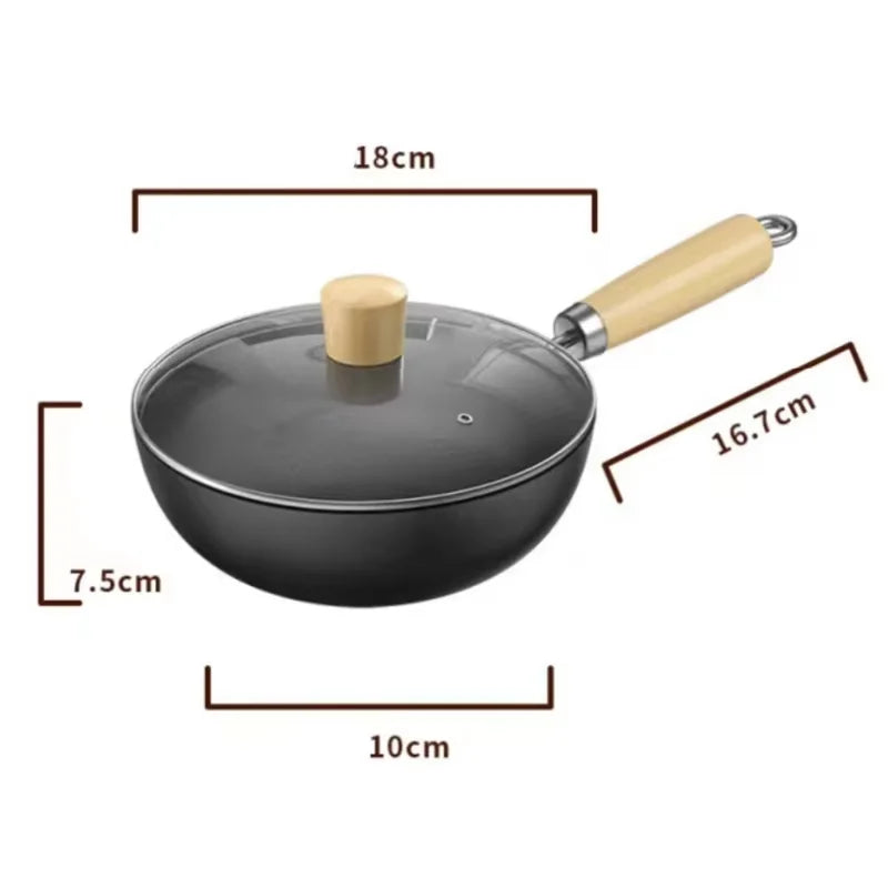 Cast Iron Wok, 20cm & 24cm