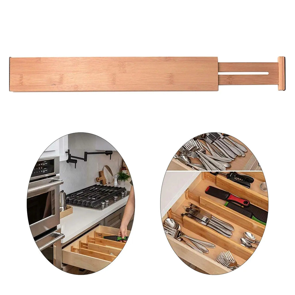 Expandable Bamboo Drawer Dividers