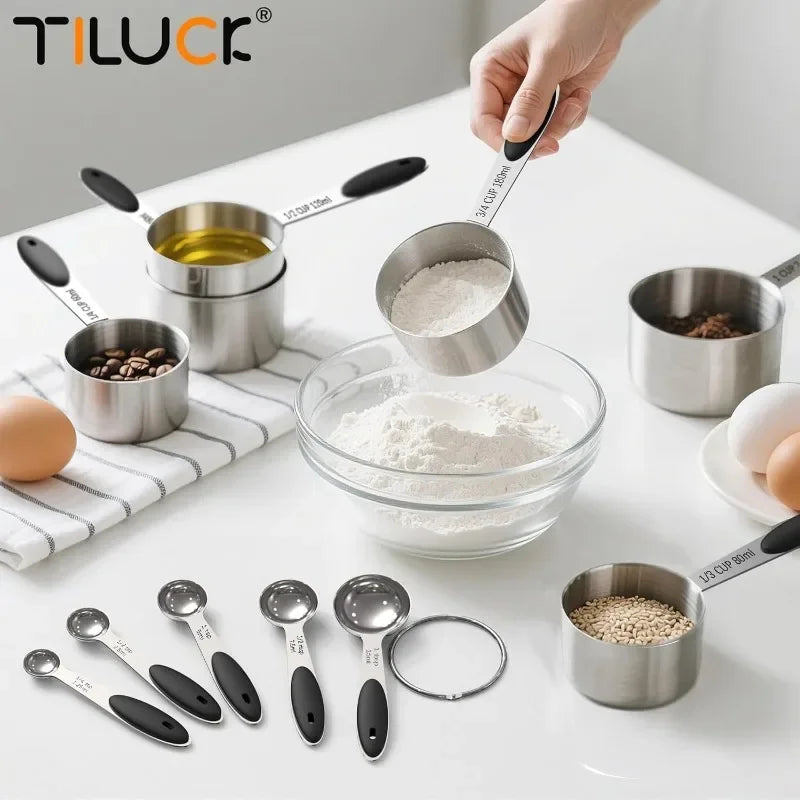 Measuring Cups and Spoons Set, 10 Piece