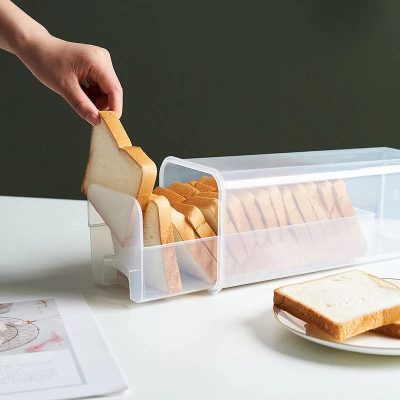 Bread Box with Sealing Lid and Tray