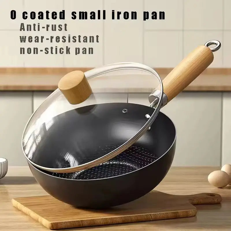 Cast Iron Wok, 20cm & 24cm