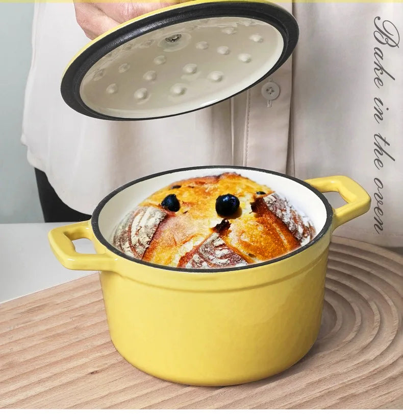 Enamelled Mini Cast Iron Dutch Oven