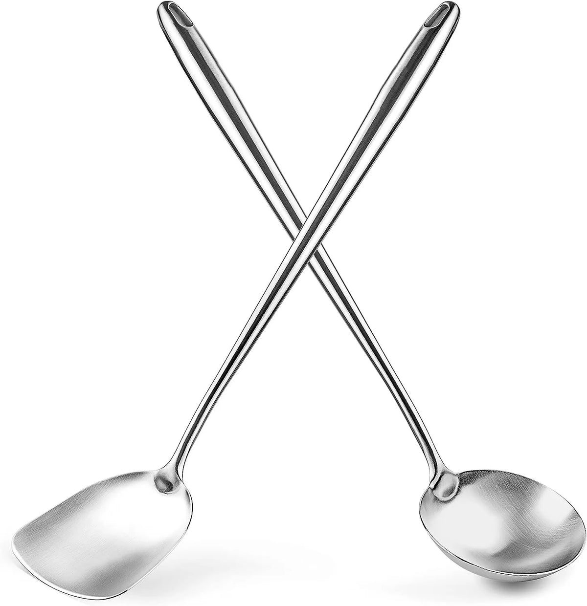 Wok Spatula and Ladle Set, 2 Piece