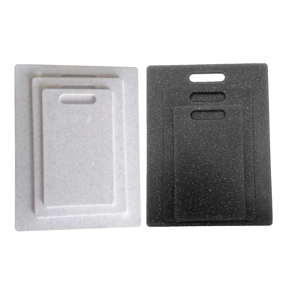 Marble Effect Cutting Board Set