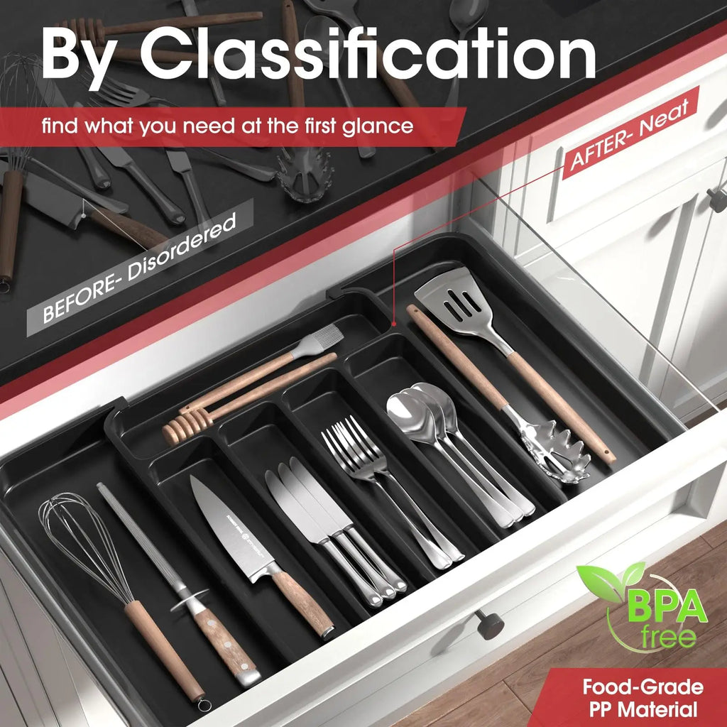 Expandable Cutlery Drawer Organiser