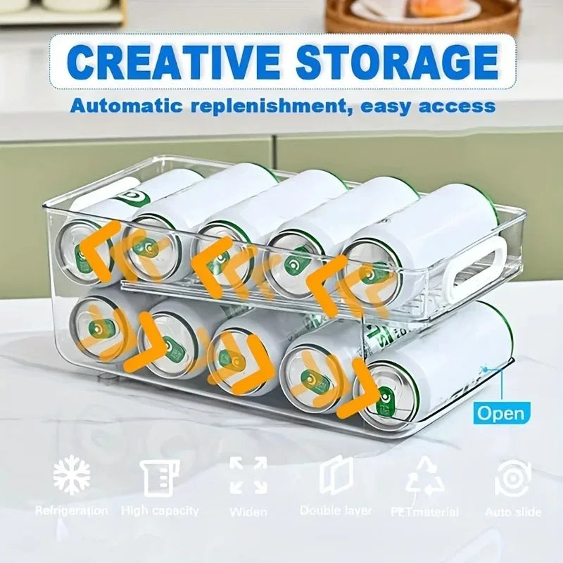 Stackable Fridge Can Dispenser
