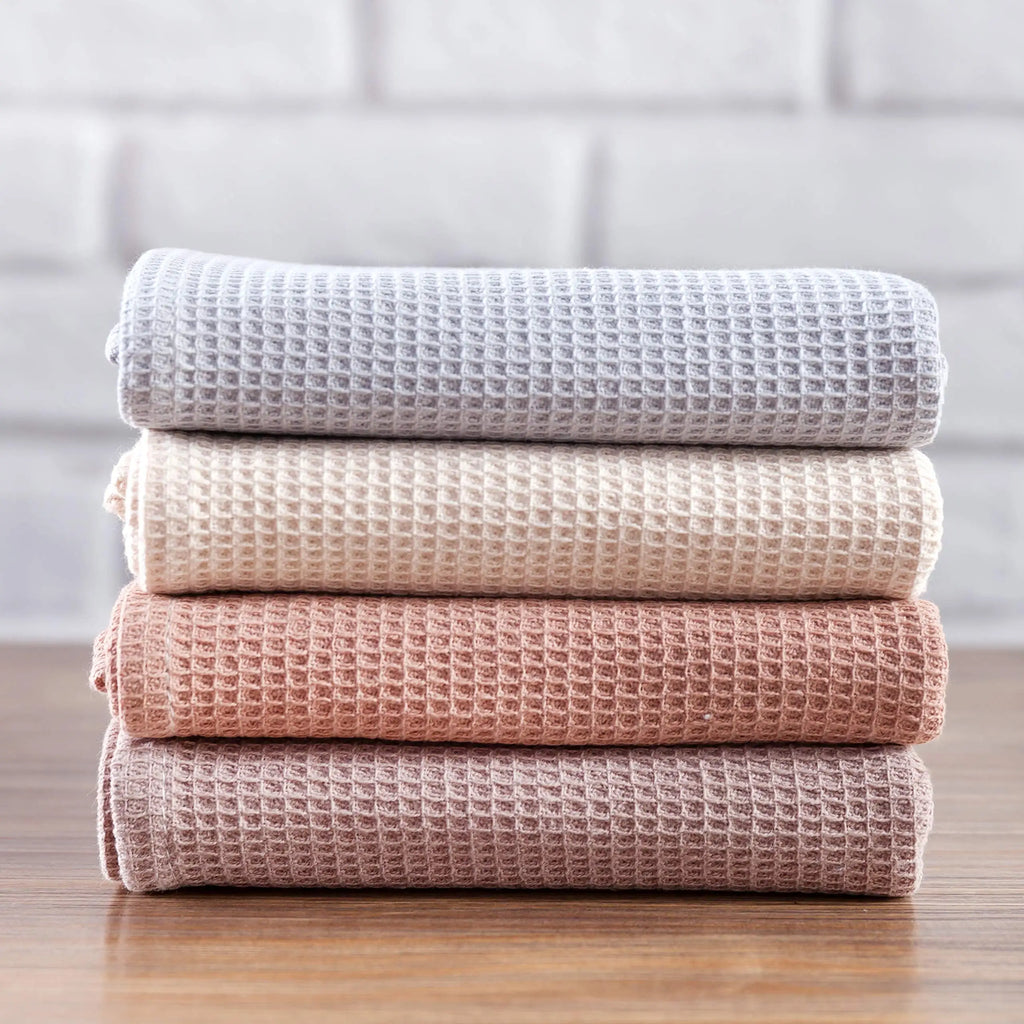Cotton Tea Towels, 4 Pack 35x35cm