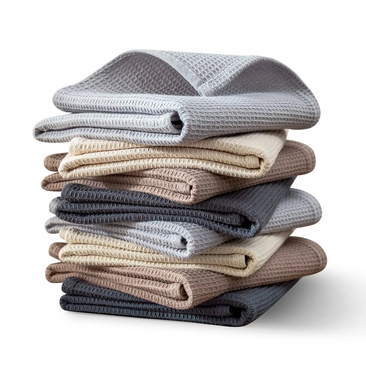 Cotton Tea Towels, 4 Pack 35x35cm