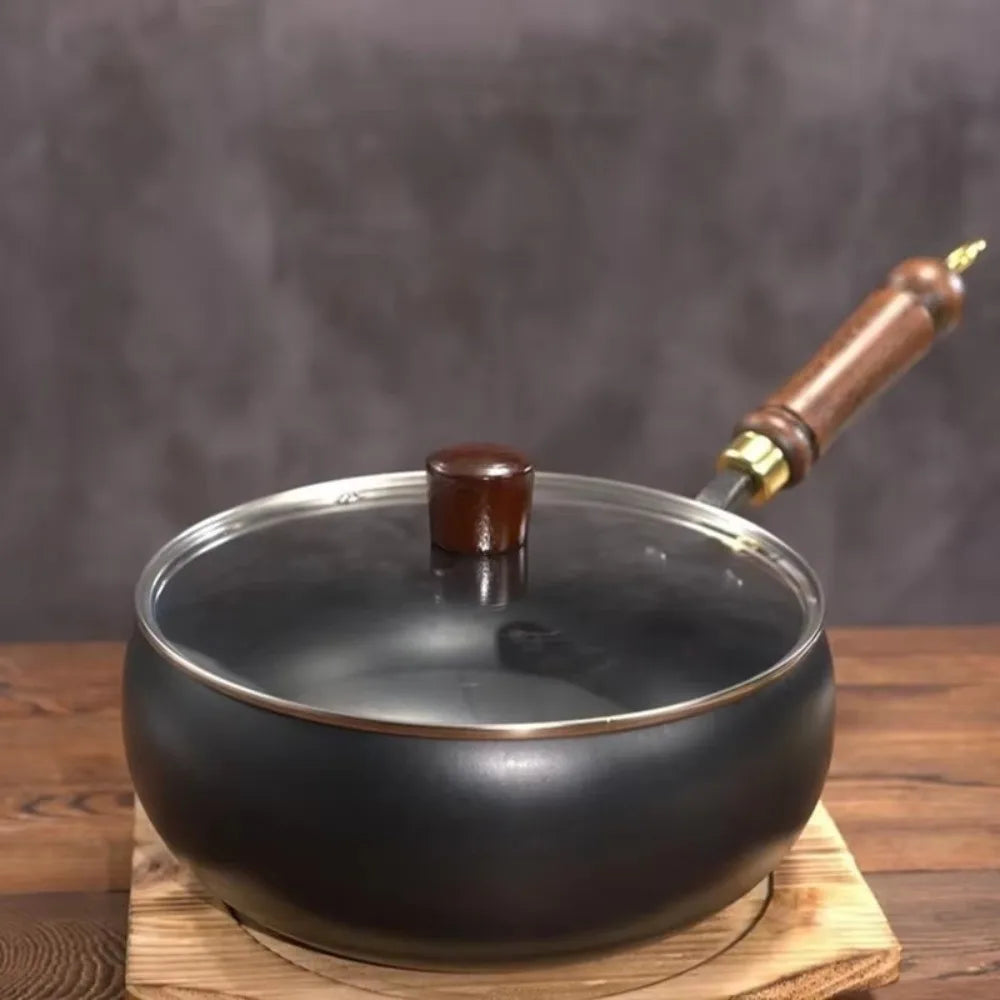 No-Coating Non-Stick Wok, Flat Bottom