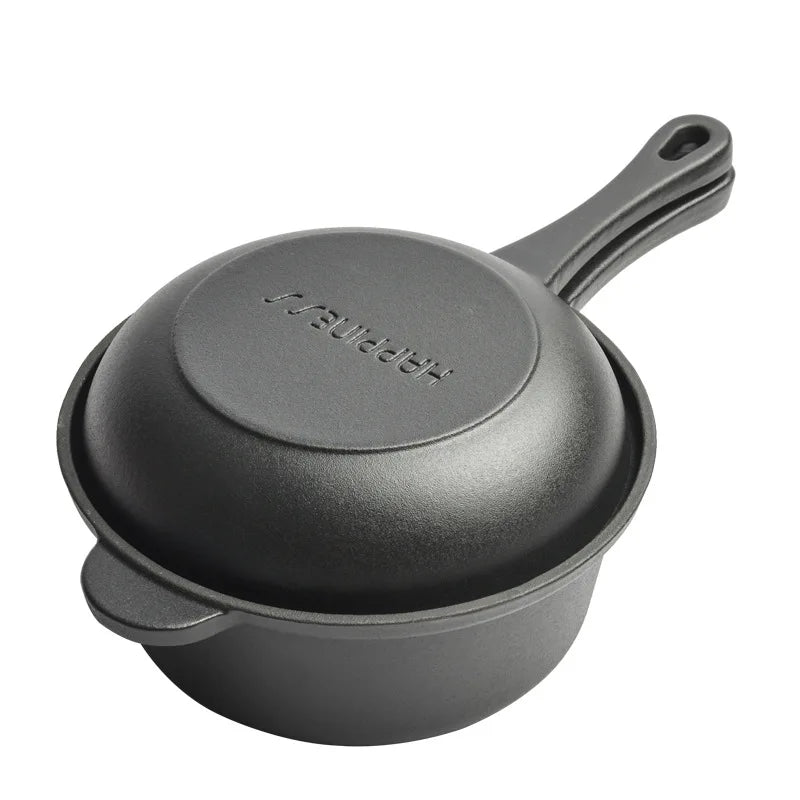 Cast Iron Pot and Skillet Lid Set