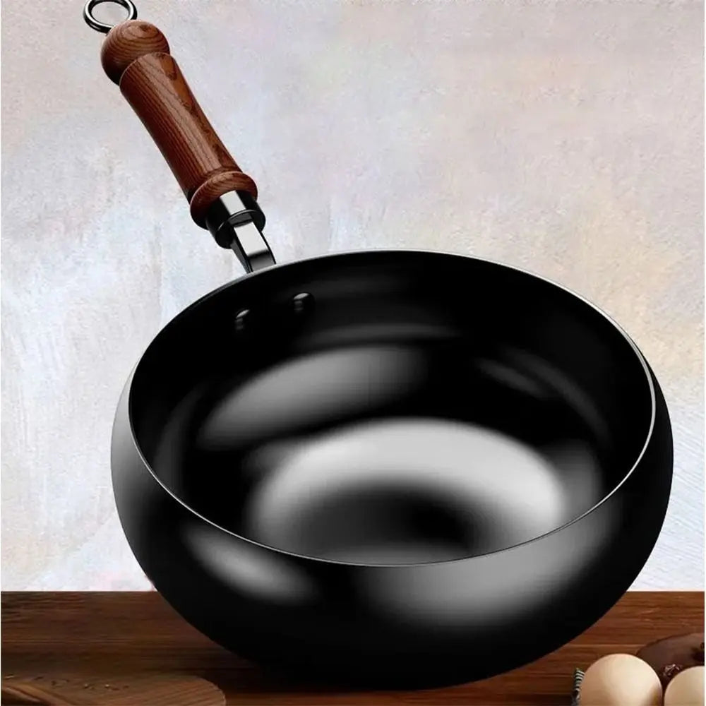 No-Coating Non-Stick Wok, Flat Bottom