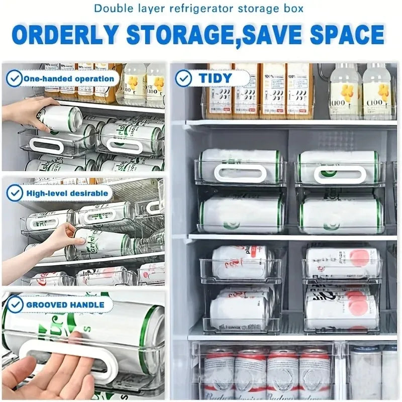 Stackable Fridge Can Dispenser
